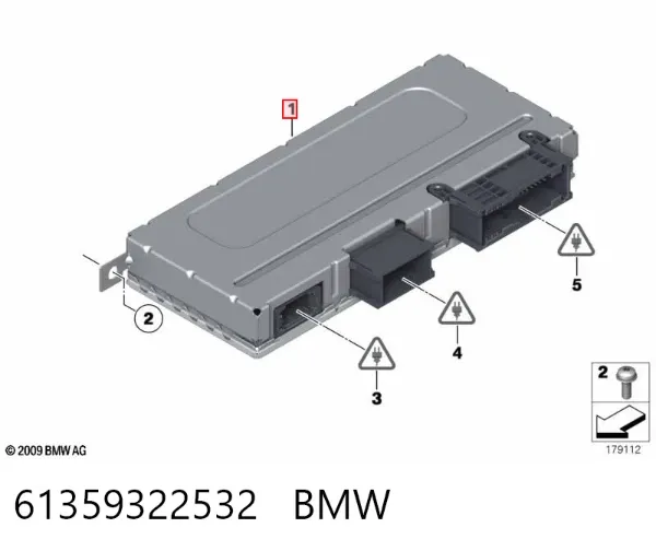 Módulo de confort 61359322532 BMW
