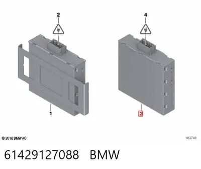 Convertidor de corriente continua BMW 61429127088
