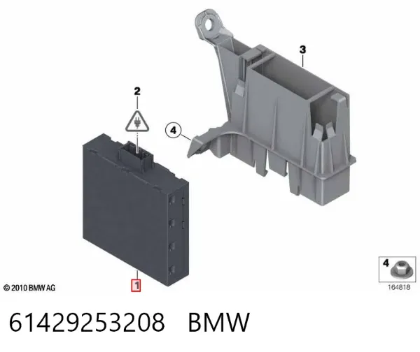 Convertidor de corriente continua 61429253208 BMW