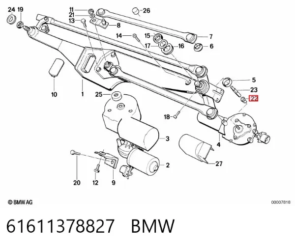  61611378827 BMW