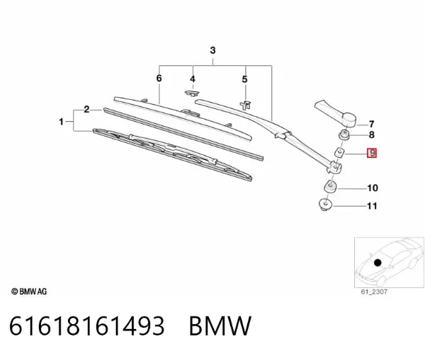  61618161493 BMW
