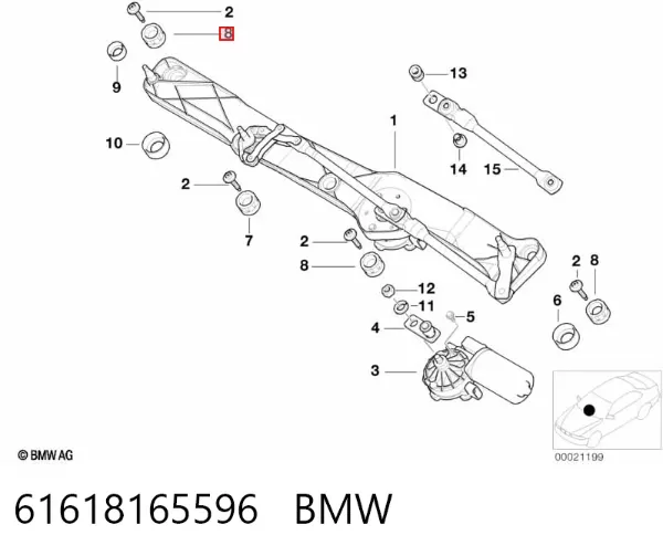  61618165596 BMW