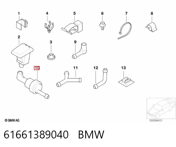  61661389040 BMW
