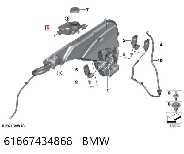  61667434868 BMW