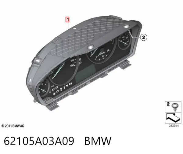 Cuadro instrumentos 62105A03A09 BMW