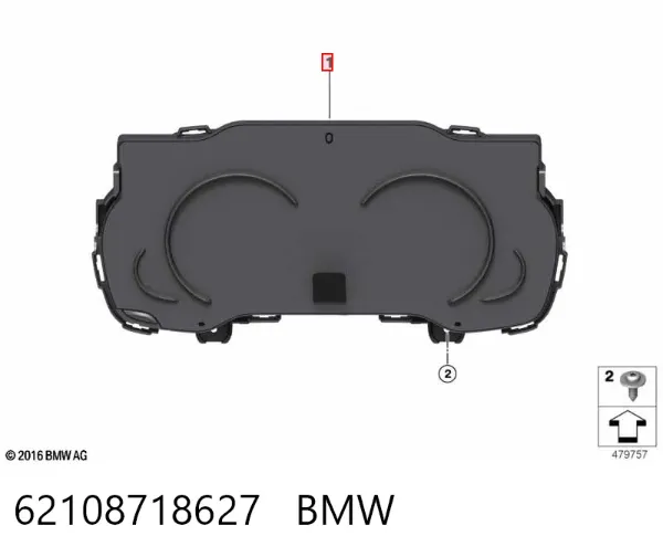 Cuadro instrumentos 62108718627 BMW