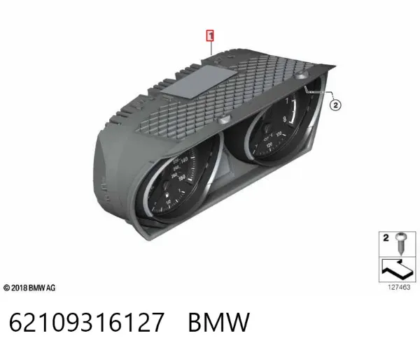Cuadro instrumentos 62109316127 BMW