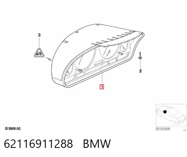 Cuadro instrumentos 62116911288 BMW