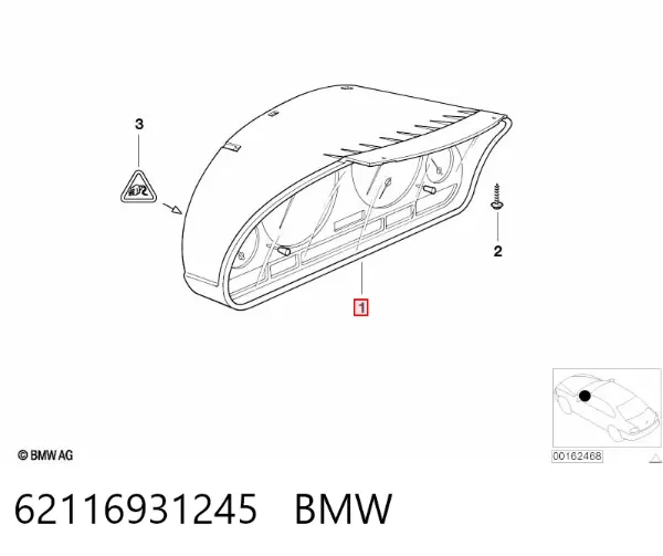 Cuadro instrumentos 62116931245 BMW