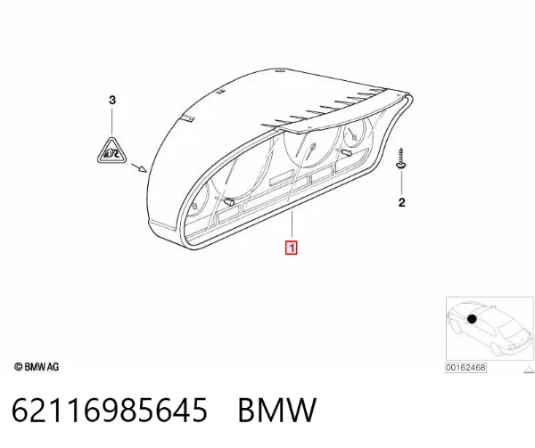 Cuadro instrumentos 62116985645 BMW