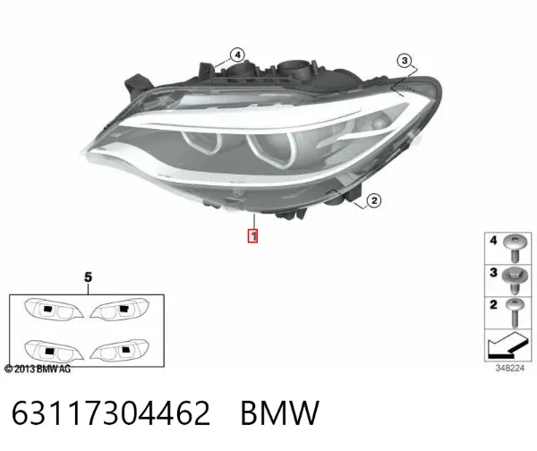 Faro derecho BMW 2 F23