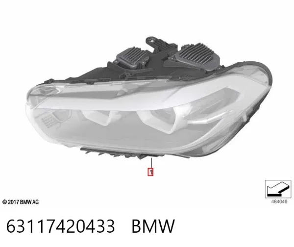 Faro izquierdo BMW X2 F39