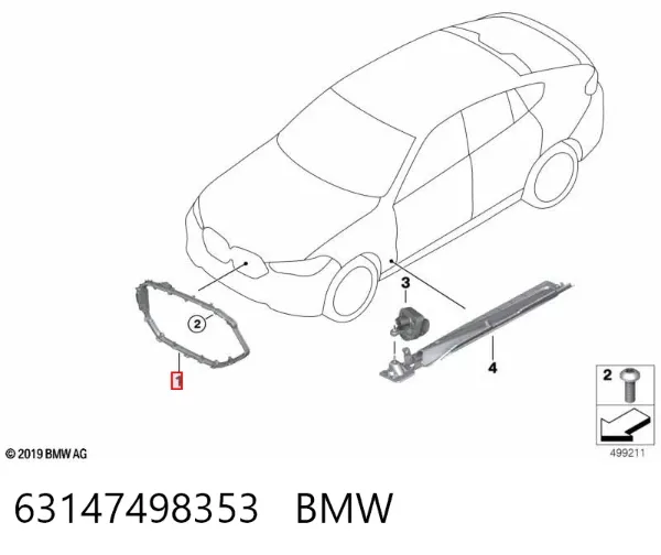  63145A892D7 BMW