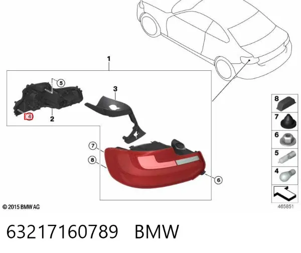 Bombilla 63217160789 BMW