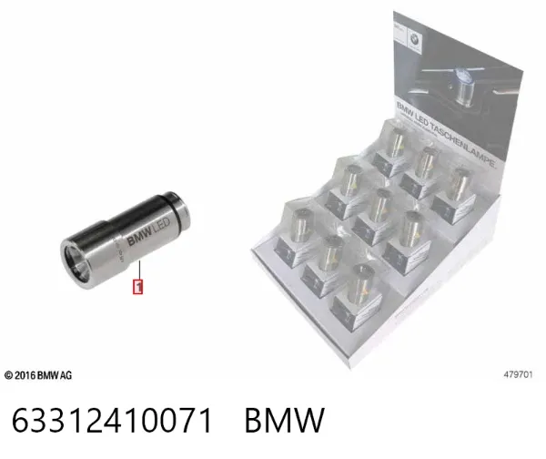 Linterna portátil 63312410071 BMW