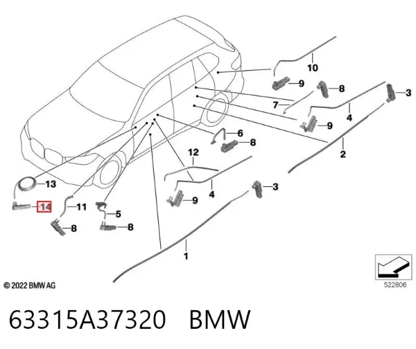  63315A37320 BMW