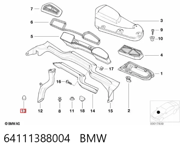  64111388004 BMW