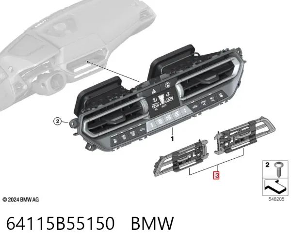  64115B55150 BMW