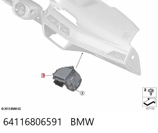 Aromatizante para tablero 64116806591 BMW