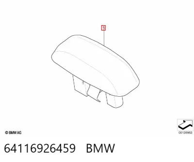 Sensor de luz BMW 64116926459