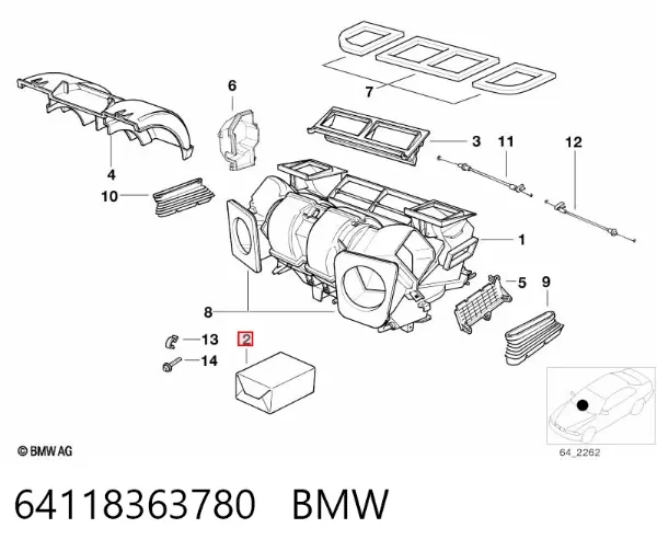  64118363780 BMW