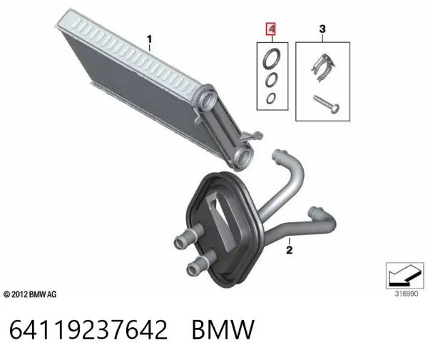  64119237642 BMW