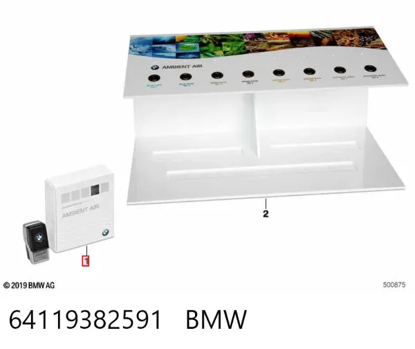 Aromatizante para tablero 64119382591 BMW