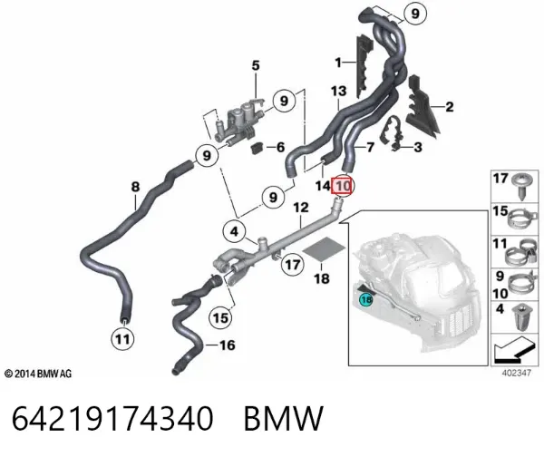  64219174340 BMW