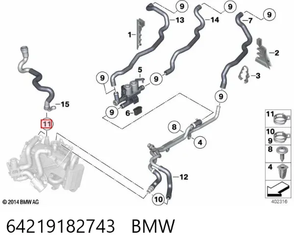  64219182743 BMW
