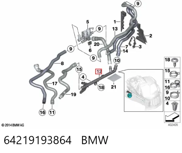  64219193864 BMW