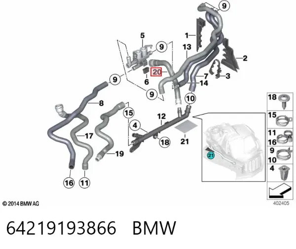  64219193866 BMW