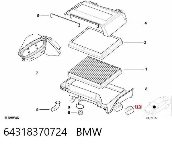  64318370724 BMW