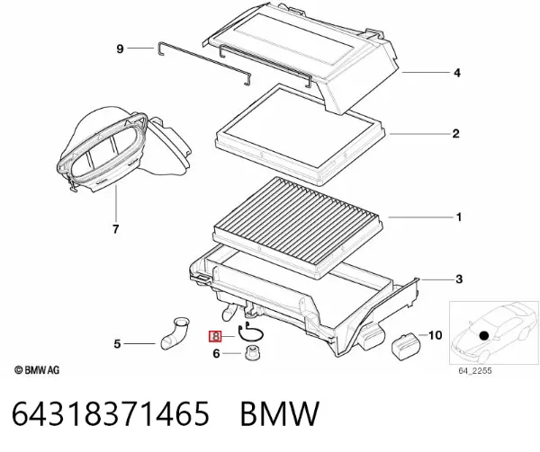  64318371465 BMW