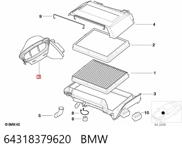  64318379620 BMW