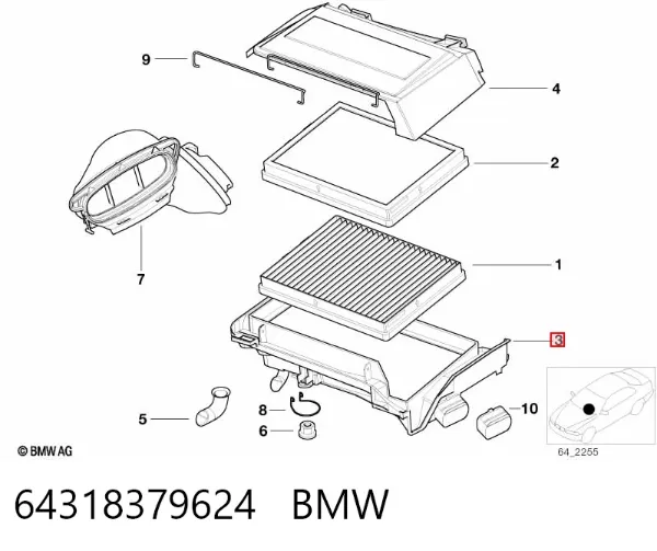  64318379624 BMW