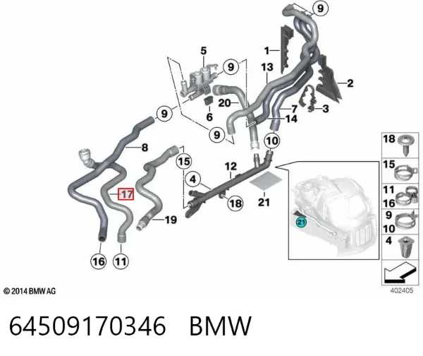 64509170346 BMW