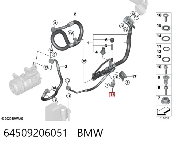 64509206051 BMW