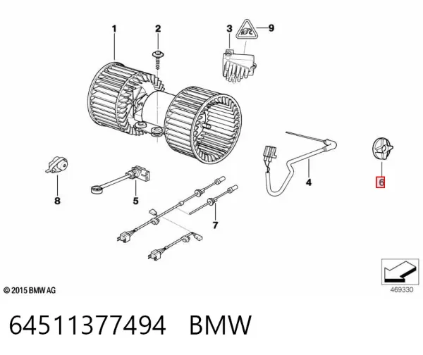  64511377494 BMW