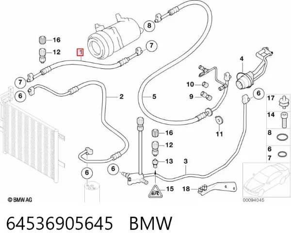  64536905645 BMW