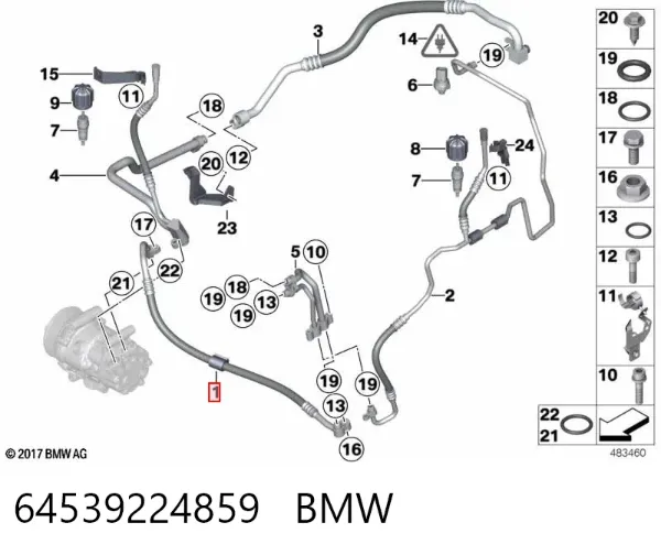  64539224859 BMW