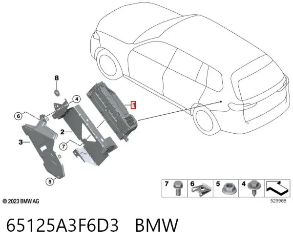  65125A3F6D3 BMW