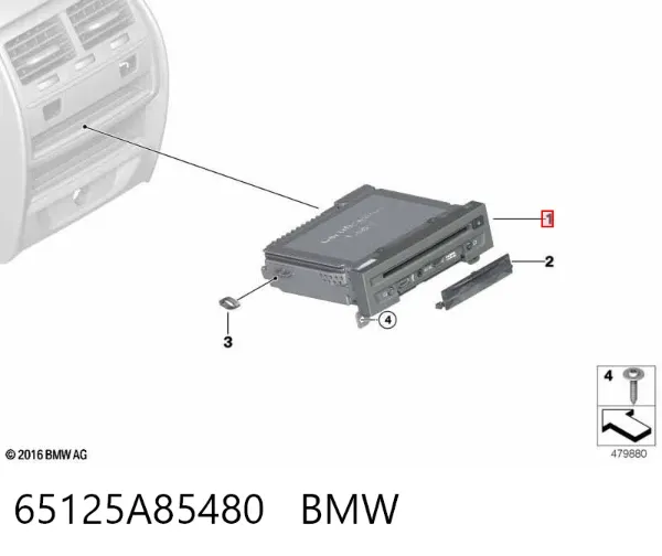  65125A85480 BMW