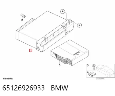 Cambiador de CD BMW 65126926933