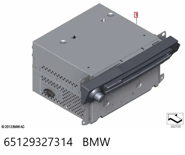 Radio 65129327314 BMW