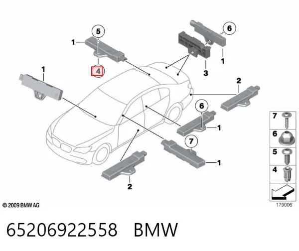  65206922558 BMW