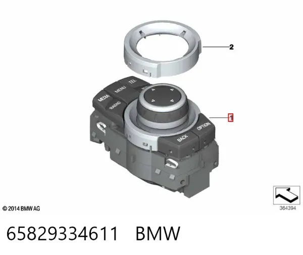 Joystick multifunción 65829334611 BMW