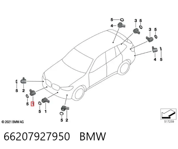  66207927950 BMW