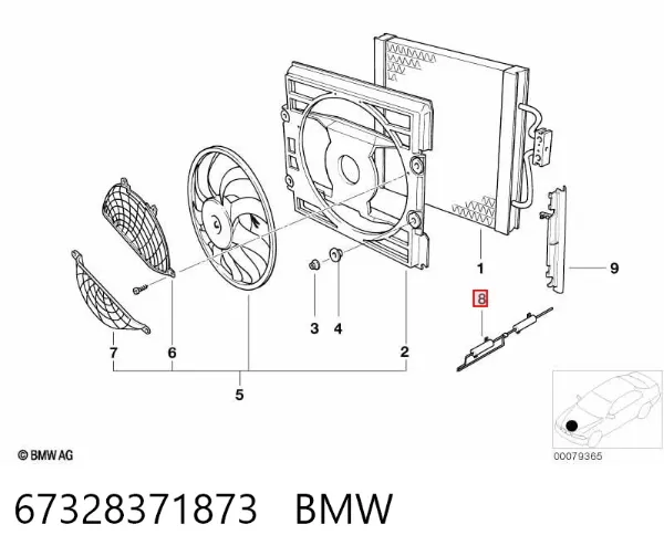 Resistencia del motor del ventilador del aire acondicionado 67328371873 BMW