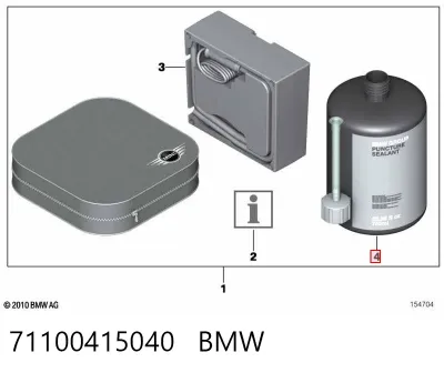 Sellador de neumáticos BMW 71100415040