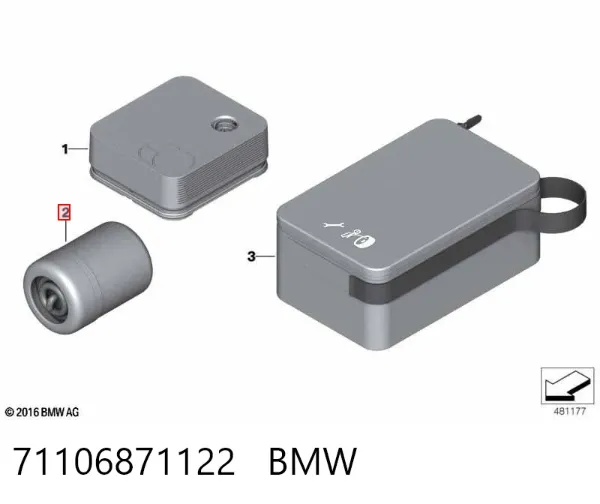 Sellador de neumáticos 71106871122 BMW